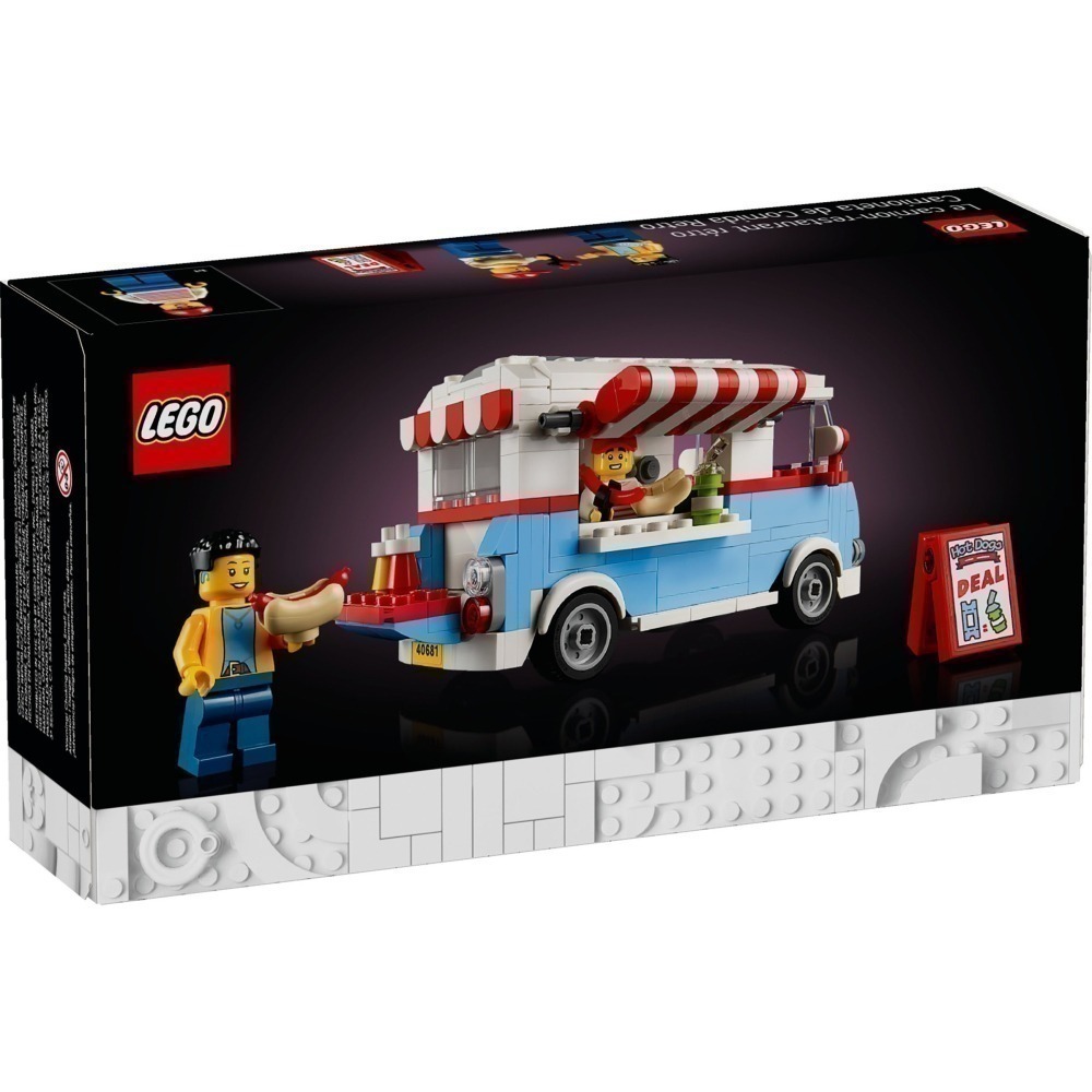 【群樂】盒組 LEGO 40681	Retro Food Truck-細節圖2