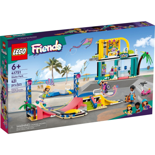 可刷卡【群樂】建議選郵寄 盒組 LEGO 41751 Friends-滑板公園