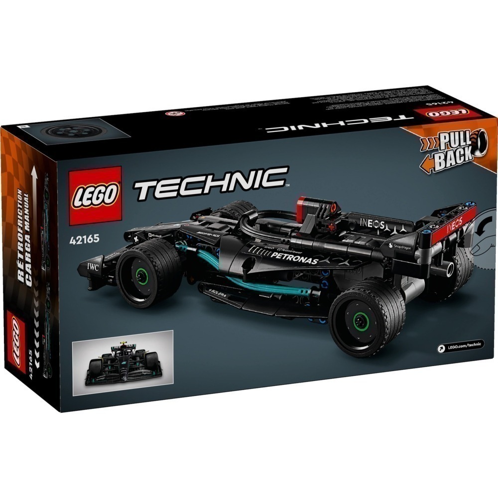 【群樂】盒組 LEGO 42165 TEC-Mercedes-AMG F1 W14迴力車-細節圖3