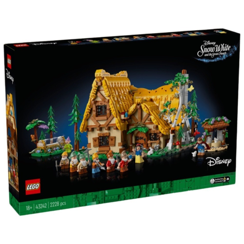 可刷卡 【群樂】建議選郵寄 盒組 LEGO 43242 Disney-Snow White and the Seven