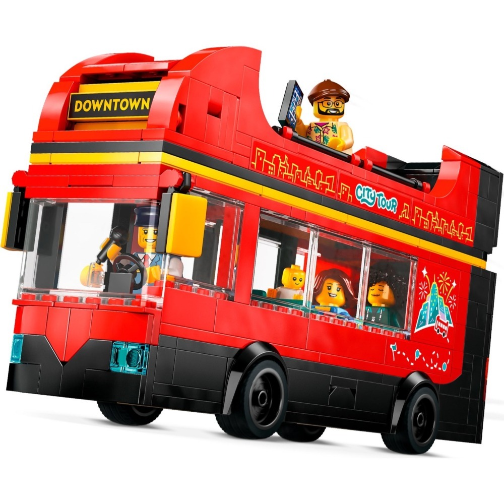 【群樂】盒組 LEGO 60407	City-紅色雙層觀光巴士-細節圖3