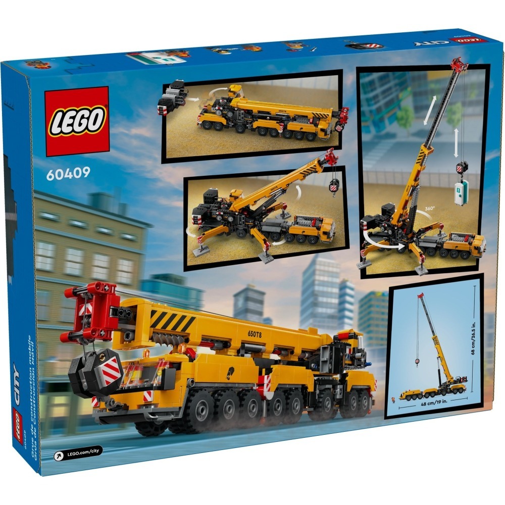 可刷卡 【群樂】建議選郵寄 盒組 LEGO 60409	City-移動式工程起重機-細節圖2