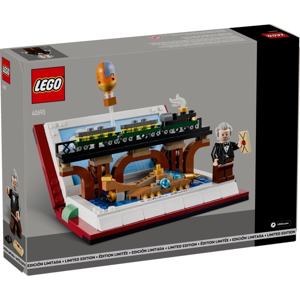 可刷卡【群樂】盒組 LEGO 40690	Tribute to Jules Verne＇s Books-細節圖2