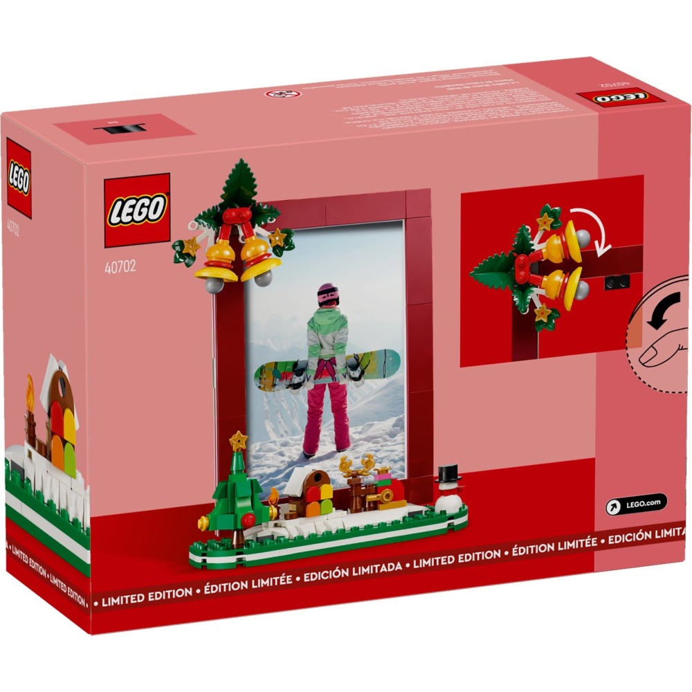 【群樂】盒組 LEGO 40702 Christmas Picture Frame-細節圖2