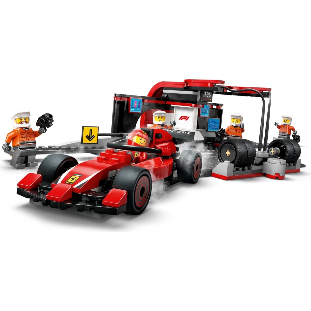 【群樂】盒組 LEGO 60443 City-F1維修站、維修人員和 Ferrari-細節圖2