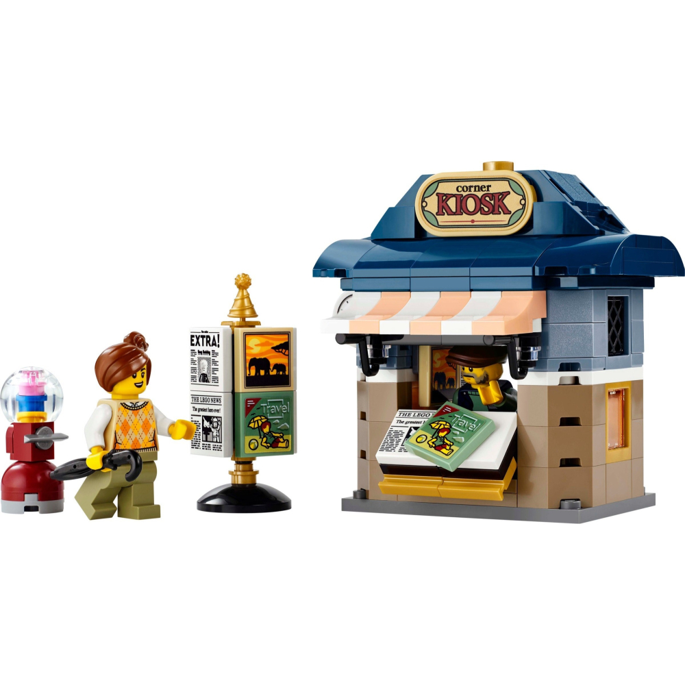 【群樂】盒組 LEGO 40757	書報攤 Corner Kiosk-細節圖3