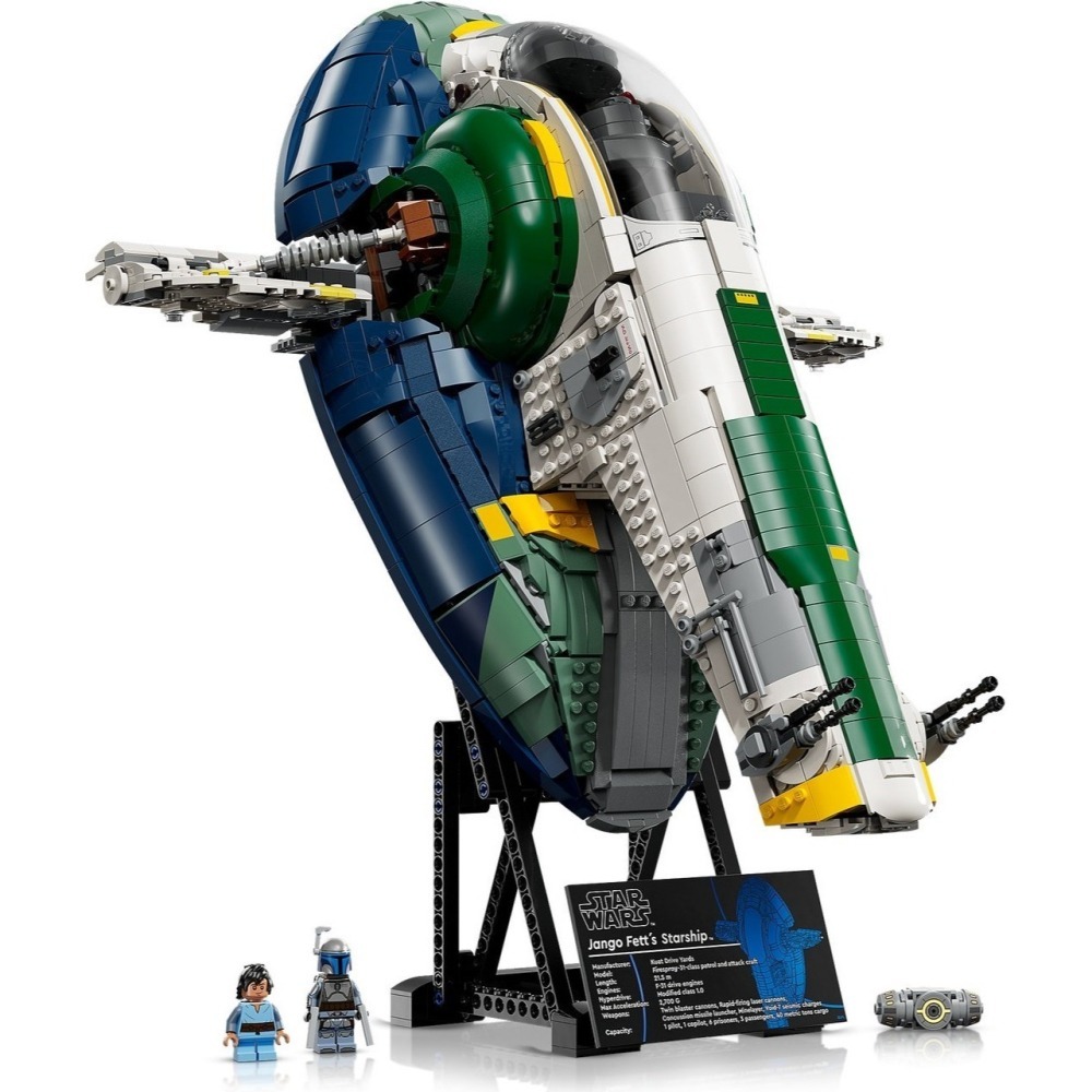 可刷卡【群樂】郵寄 盒組 LEGO 75409	強格費特的Firespray級星際飛船-細節圖6