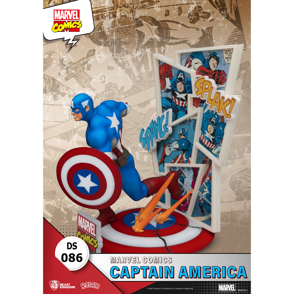 野獸國 DS-086	漫威英雄系列-美國隊長-細節圖2