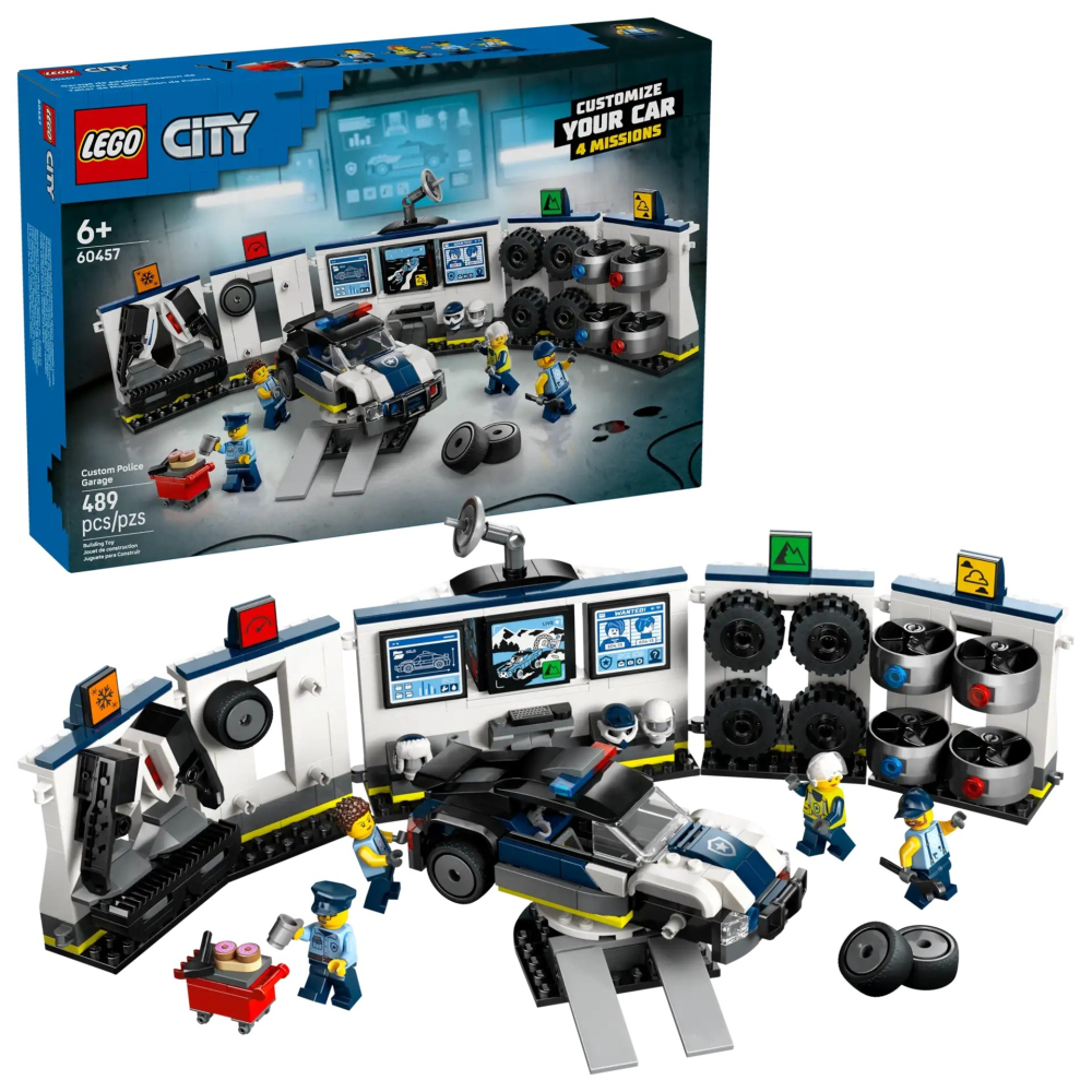 【群樂】盒組 LEGO 60457 City-客製化警車車庫 - 群樂(專營樂高盒組、人偶、場景) - iOPEN Mall