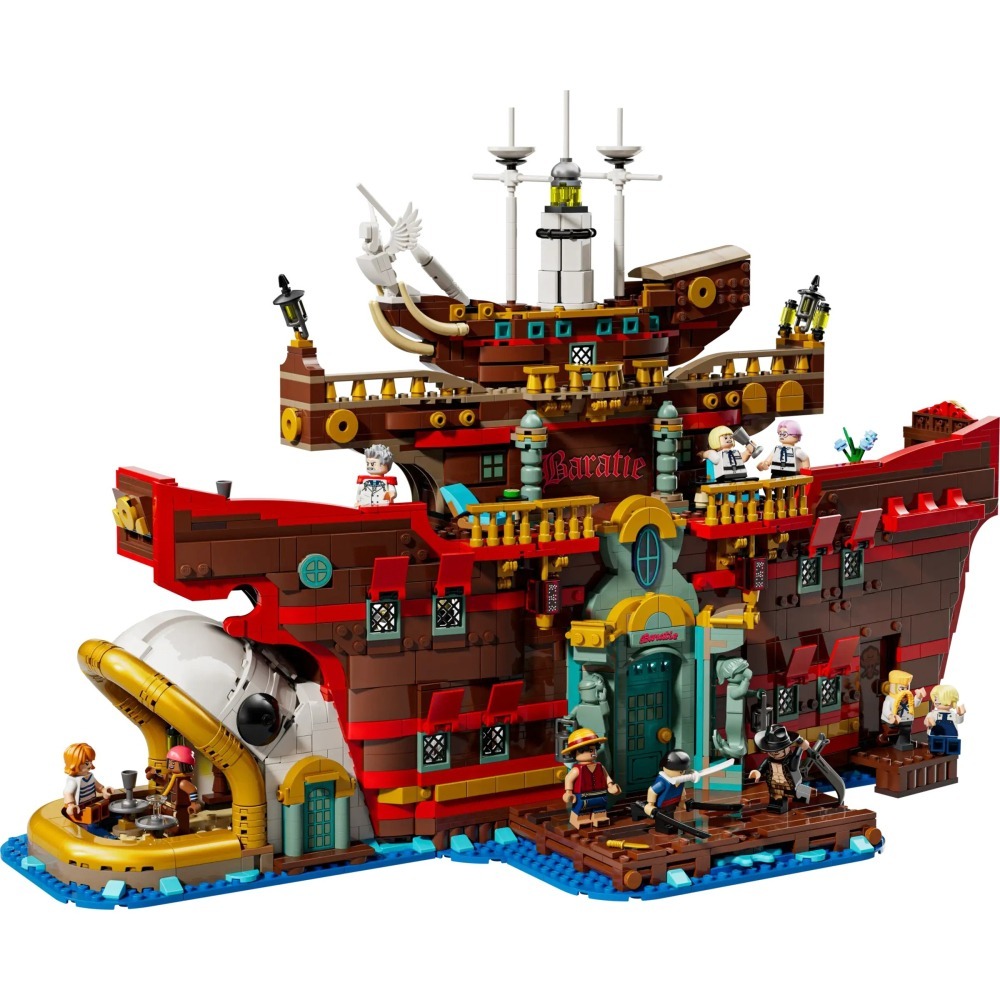 可刷卡 【群樂】建議選郵寄 盒組 LEGO 75640	ONE PIECE-芭拉蒂海上餐廳-細節圖5