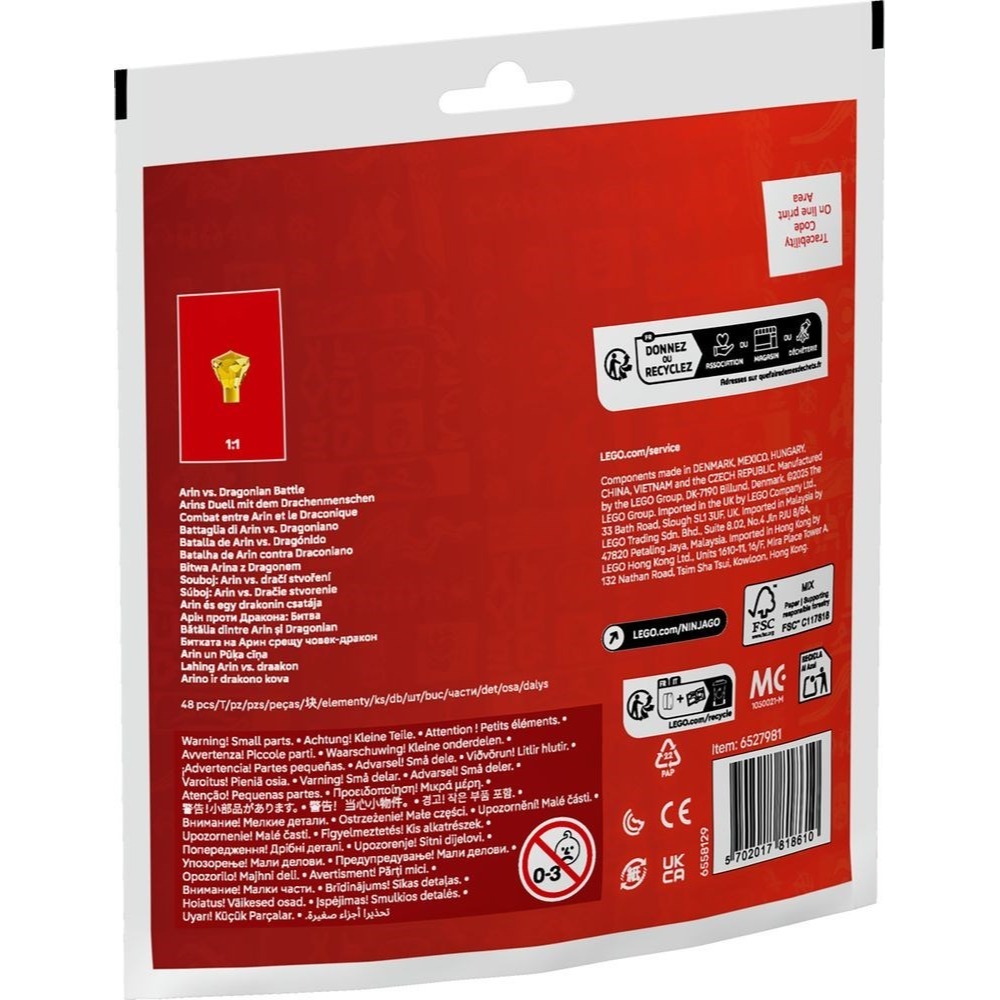 【群樂】袋裝 LEGO 30700	Arin vs. Dragonian Battle-細節圖2