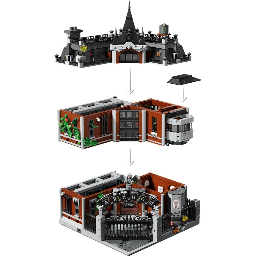 可刷卡 【群樂】建議選郵寄 盒組 LEGO 76300	Arkham Asylum 阿卡漢精神病院-細節圖4