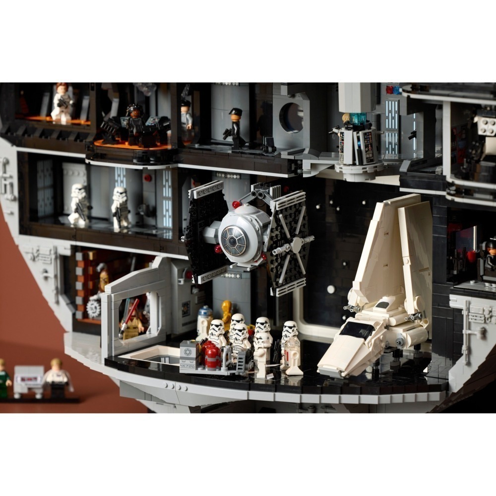 可刷卡 【群樂】建議選郵寄 盒組 LEGO 75419	星際大戰-死星-細節圖3
