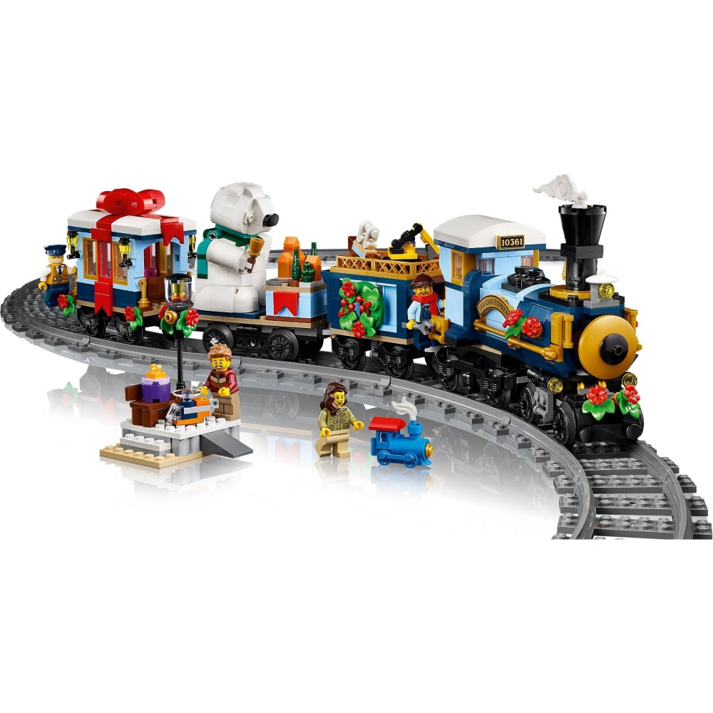 可刷卡 【群樂】建議選郵寄 盒組 LEGO 10361 聖誕火車 Holiday Express Train-細節圖2