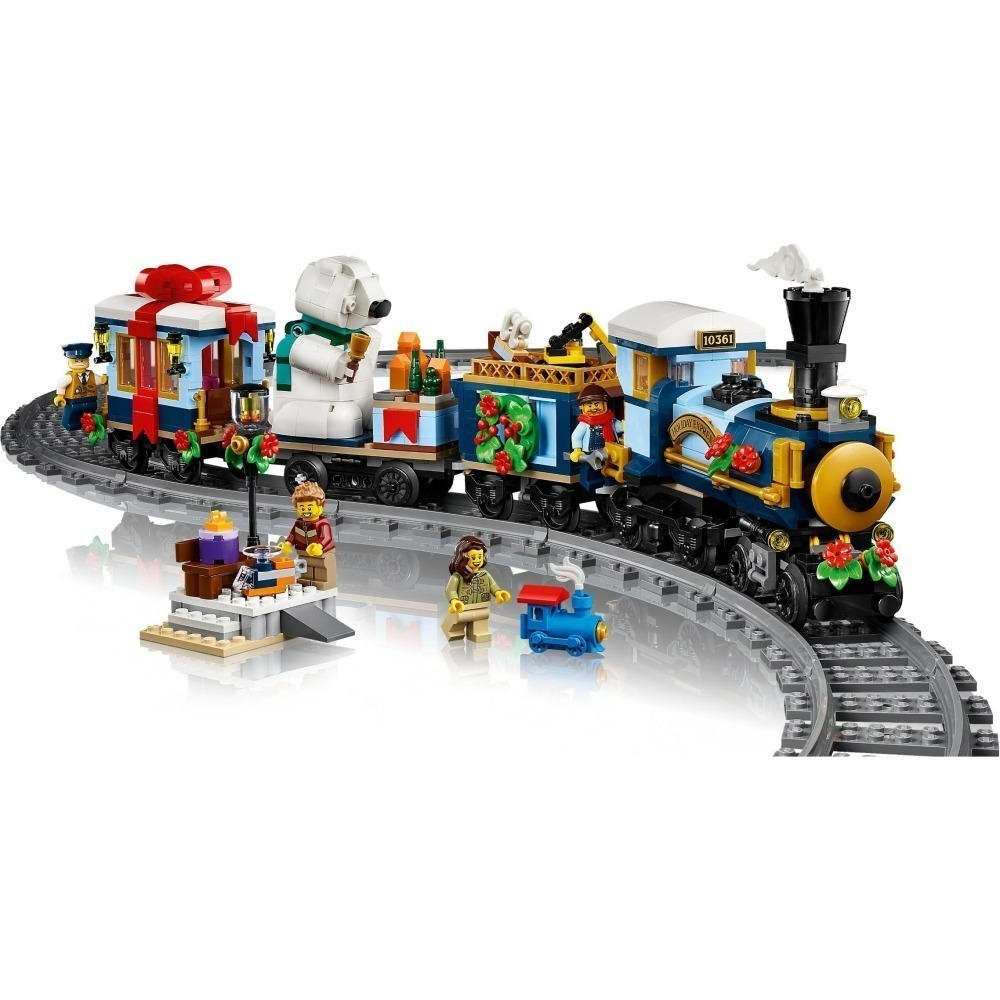 可刷卡 【群樂】建議選郵寄 盒組 LEGO 10361 聖誕火車 Holiday Express Train-細節圖2