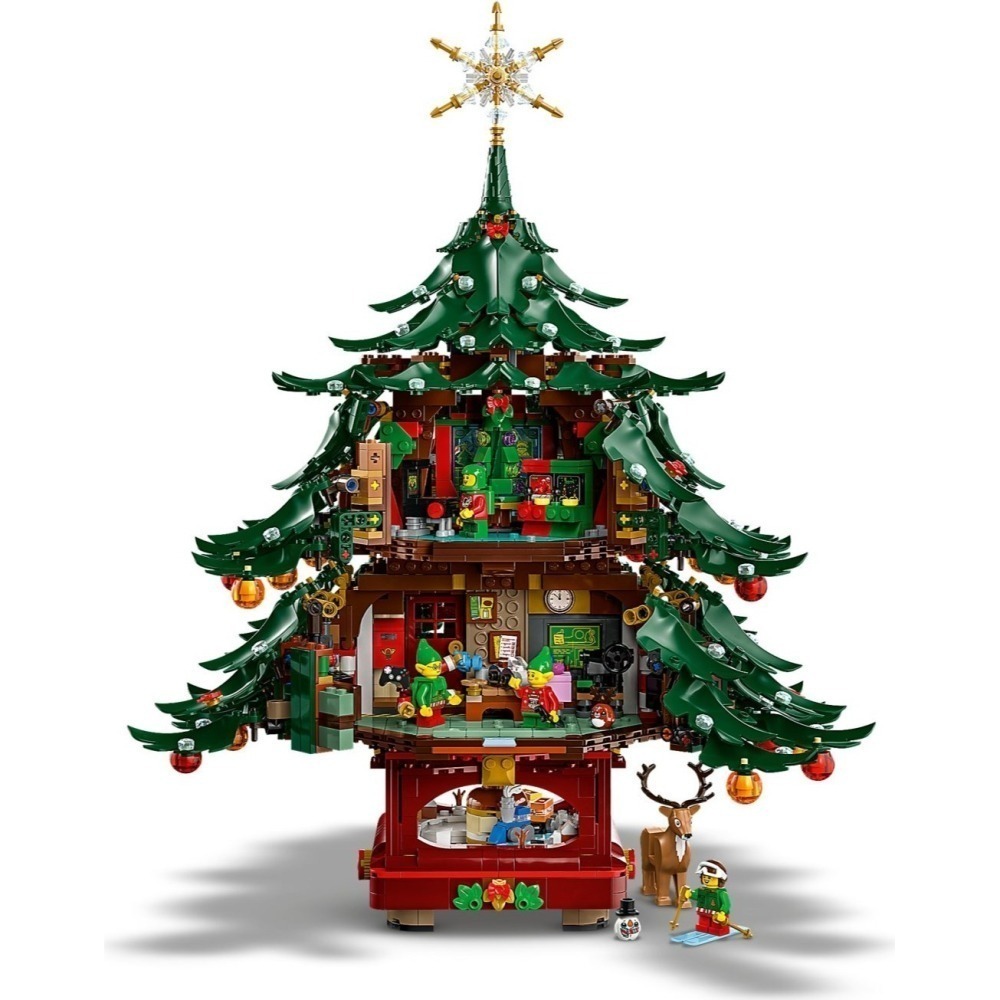 可刷卡 【群樂】建議選郵寄 盒組 LEGO 41843	家庭耶誕樹擺飾-細節圖2
