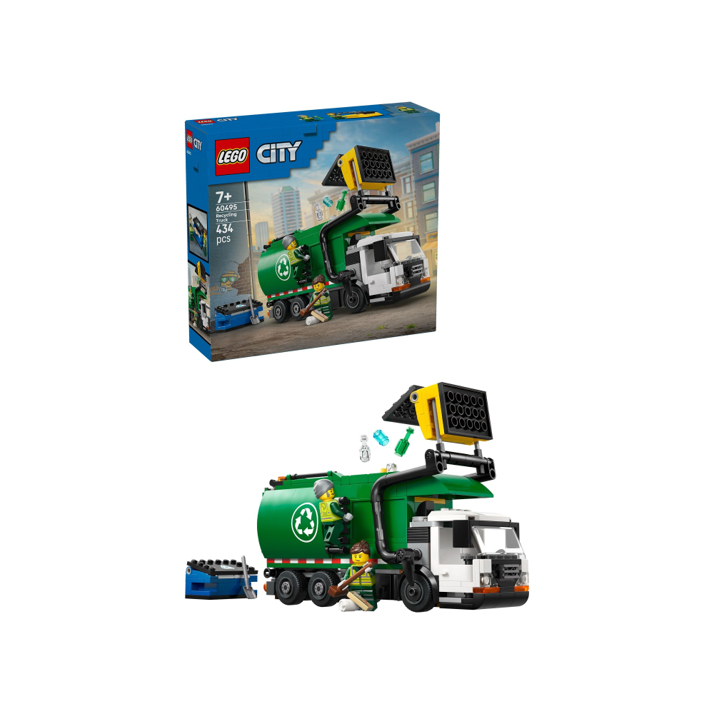 【群樂】盒組 LEGO 60495	CITY-資源回收車-細節圖2