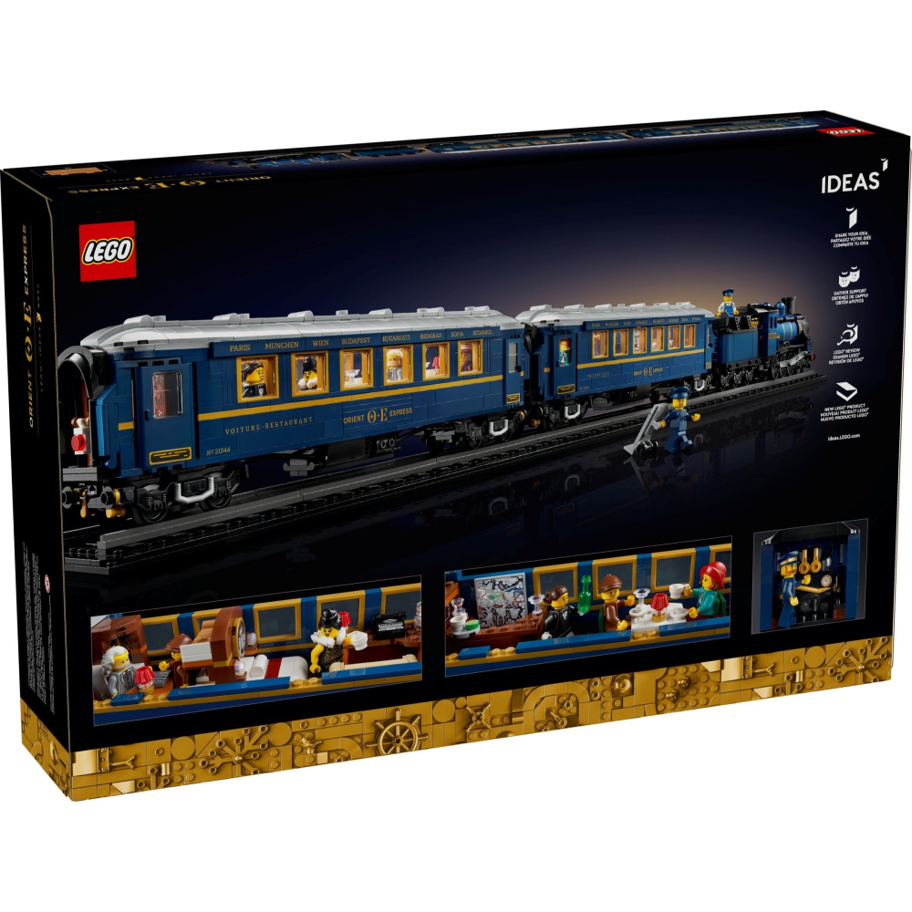 可刷卡 【群樂】建議選郵寄 盒組 LEGO 21344	The Orient Express Train-細節圖3