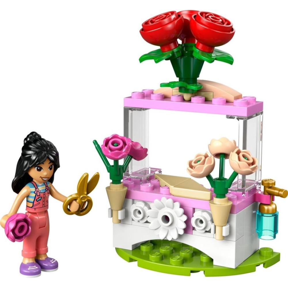 【群樂】袋裝 LEGO 30721	Flower Stand with Roses-細節圖2