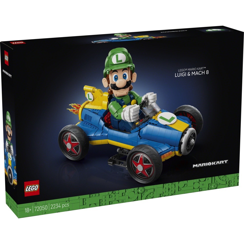 可刷卡【群樂】建議選郵寄 盒組 LEGO 72050	Mario Kart – Luigi & Mach 202604-細節圖2