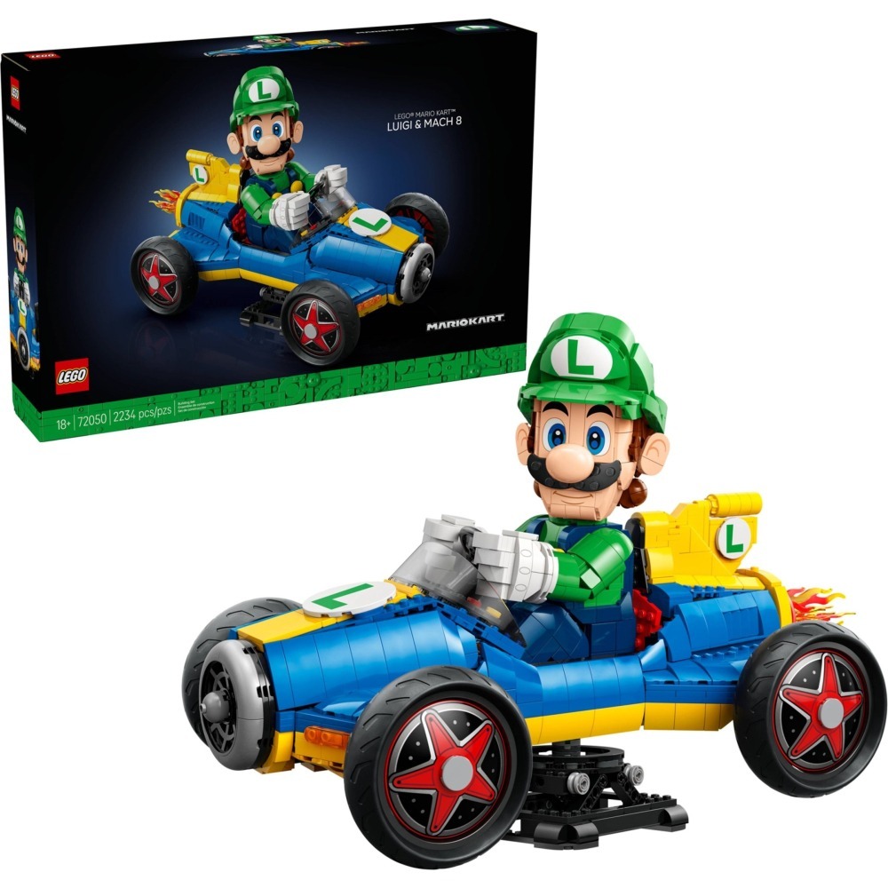 可刷卡【群樂】建議選郵寄 盒組 LEGO 72050	Mario Kart – Luigi & Mach 202604-細節圖3