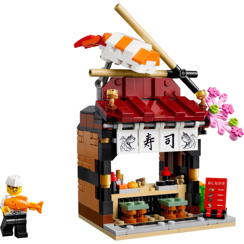 【群樂】盒組 LEGO 40906	日本壽司店-細節圖4