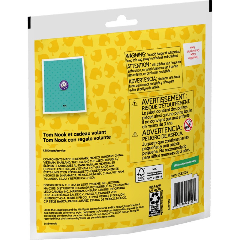 【群樂】袋裝 LEGO 30731	Tom Nook and Flying Present-細節圖2