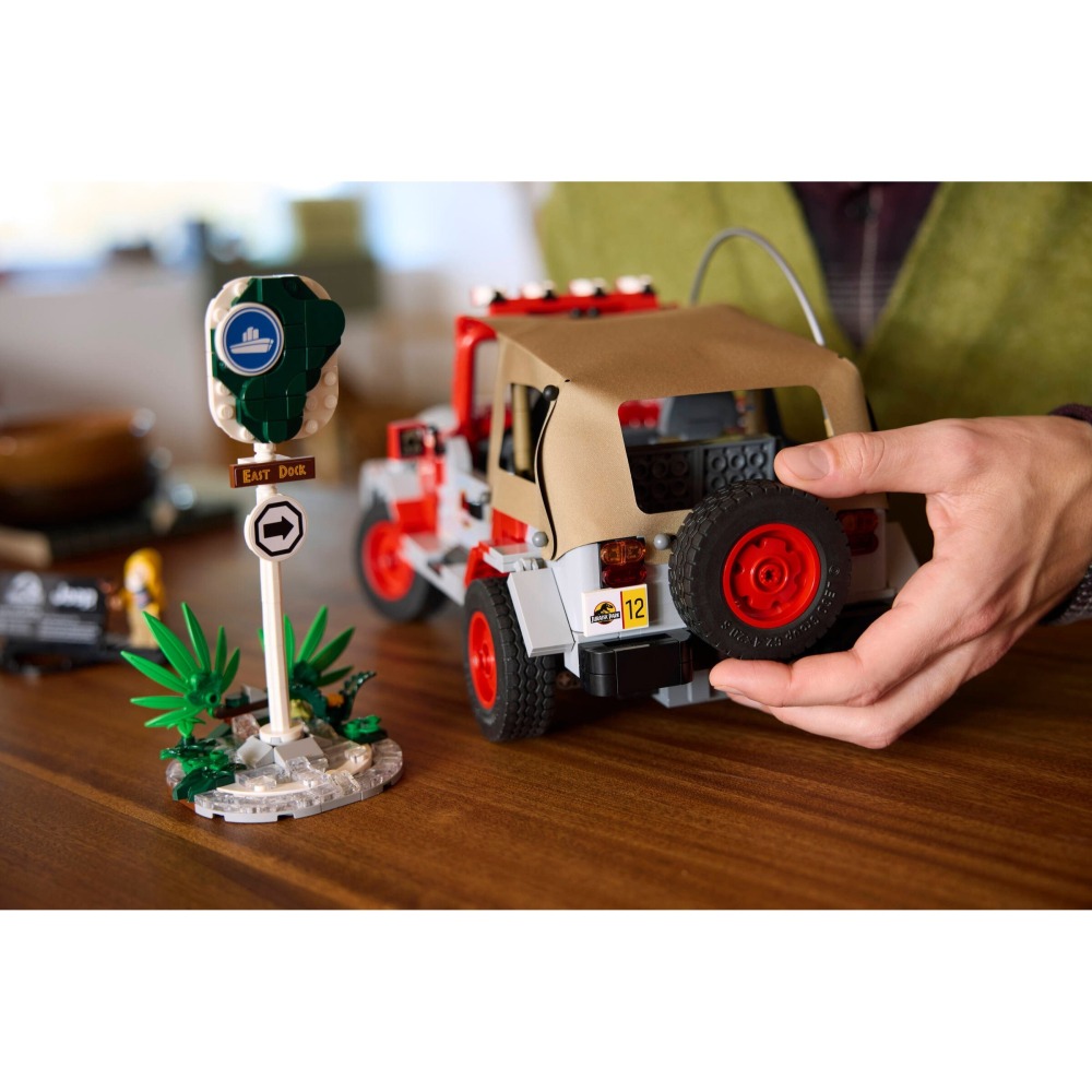 可刷卡【群樂】建議選郵寄 盒組 LEGO 77984 《侏羅紀公園》 Jeep® Wrangler 202605-細節圖4