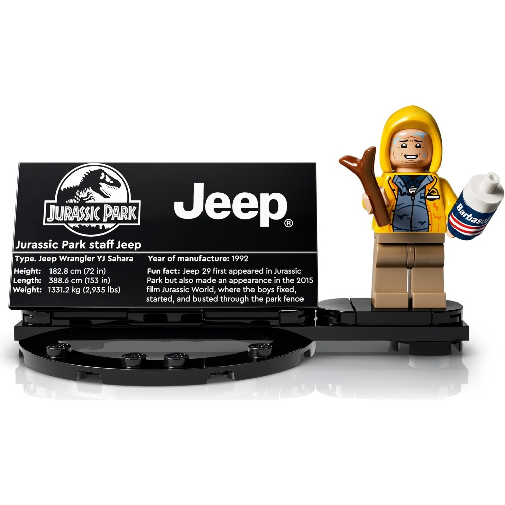 可刷卡【群樂】建議選郵寄 盒組 LEGO 77984 《侏羅紀公園》 Jeep® Wrangler 202605-細節圖6