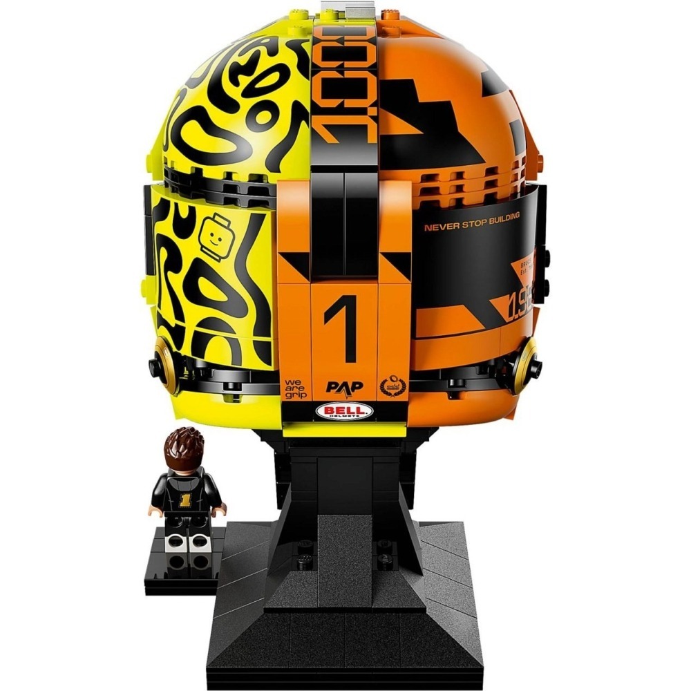 【群樂】盒組 LEGO 43023	F1-蘭多·諾里斯 安全帽-細節圖5