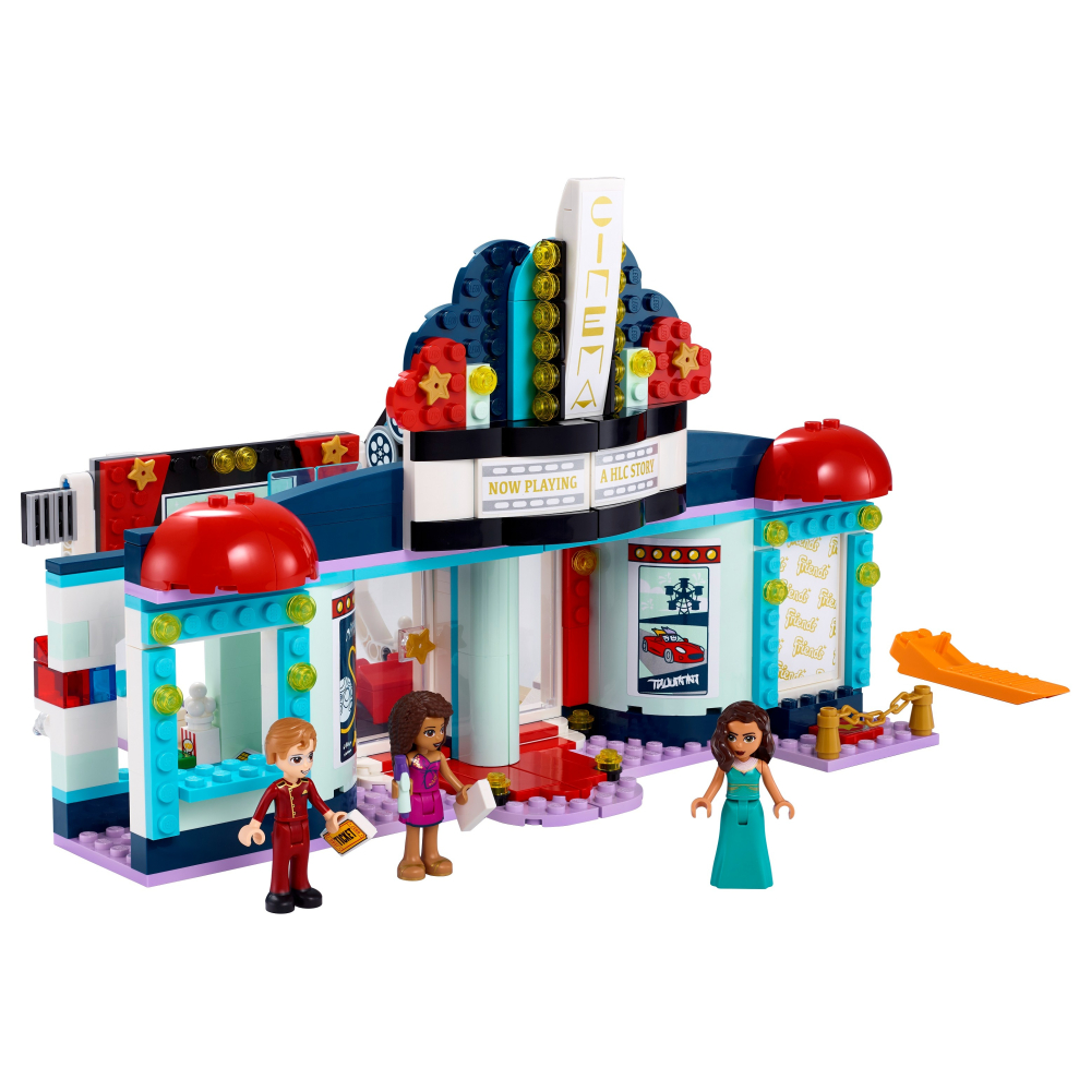 可刷卡 【群樂】郵寄 盒組 LEGO  41448	Friends-心湖城電影院-細節圖3
