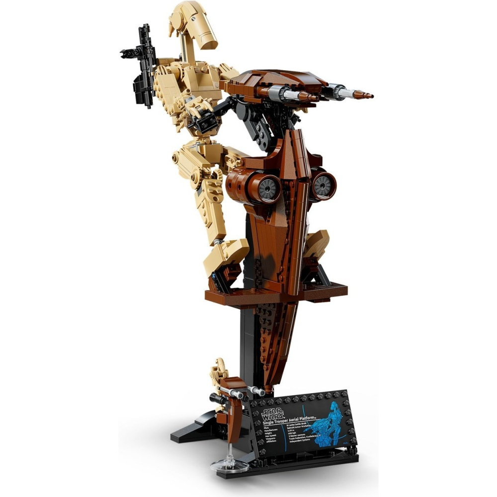 可刷卡 【群樂】郵寄 盒組 LEGO 75428	SW-Battle Droid with STAP-細節圖4