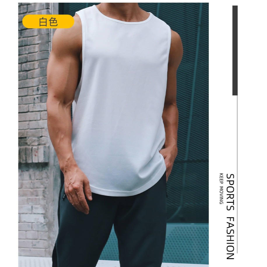 寬鬆無袖健身背心-細節圖9