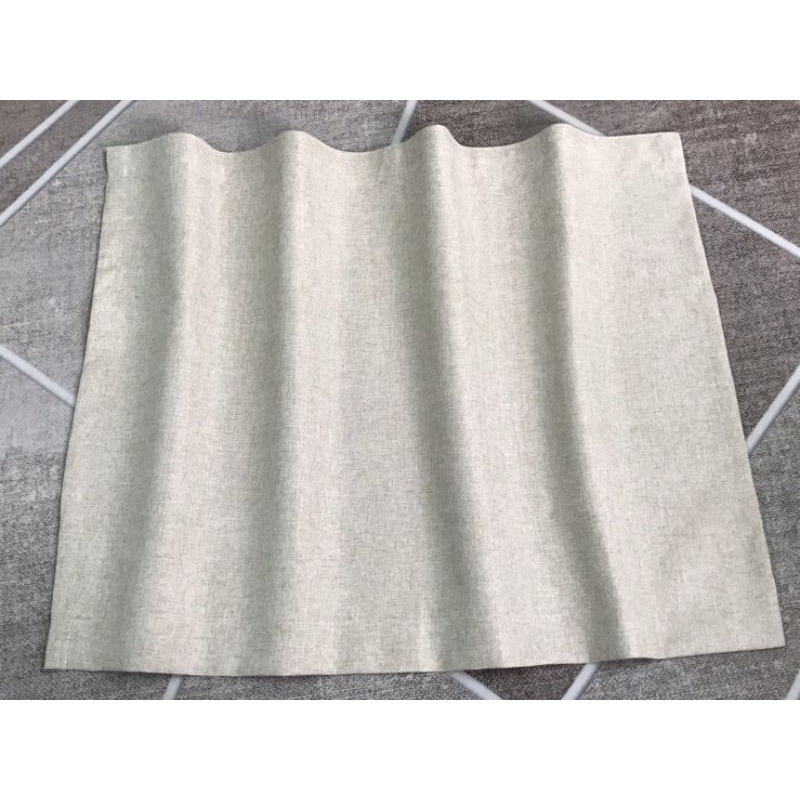 台灣現貨🇹🇼 魔鬼氈窗簾 冷氣窗窗簾 100%全遮光棉麻窗簾 80*60 重工四周包邊 厚磅加厚 黏貼式窗簾 免打孔-細節圖9