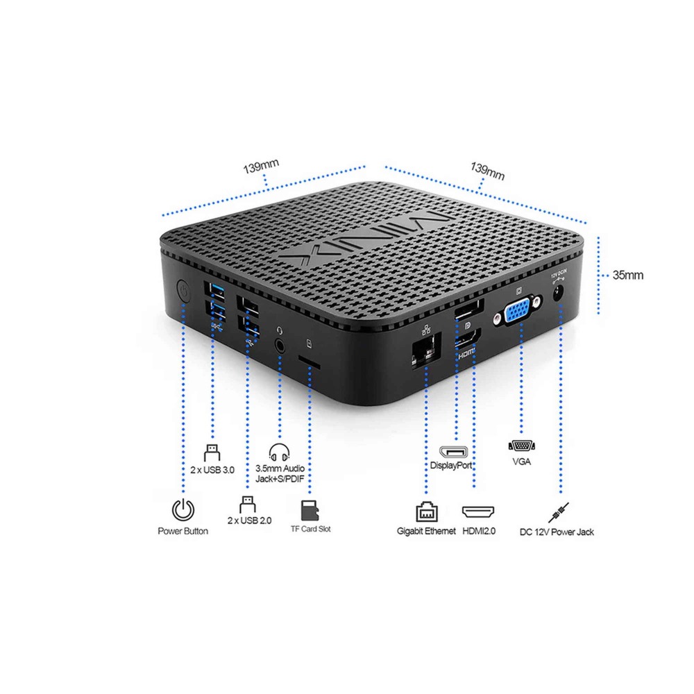 MINIX NEO G41V-4 Max 4核 4K 靜音迷你小電腦-細節圖2