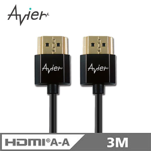 【Avier】HDMI A-A傳輸線~1.4超薄極細版 (3M)【全新福利品】