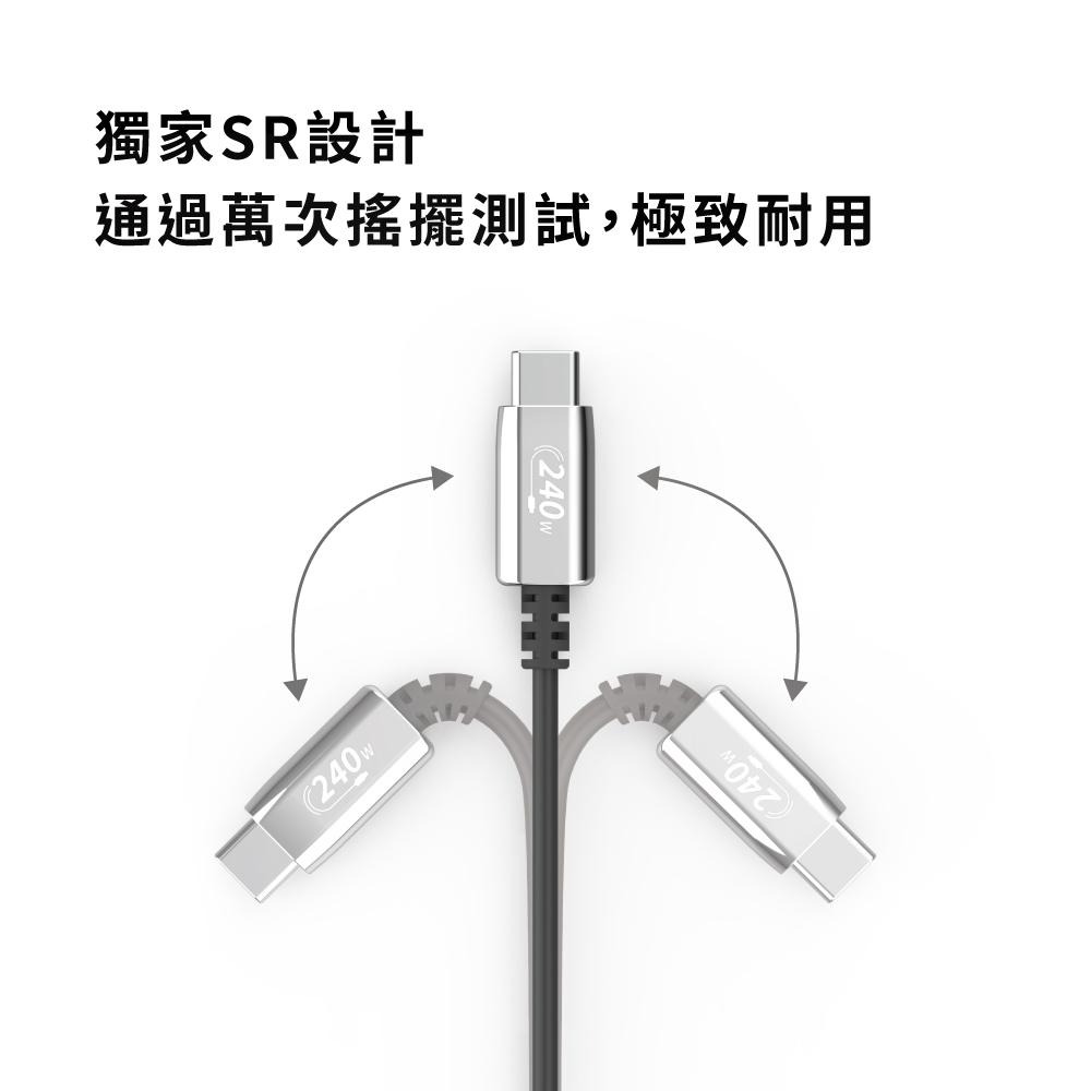 【Avier】Type-C 快充 充電組 30W 充電器 + 240w Type-C 1.2M-細節圖7