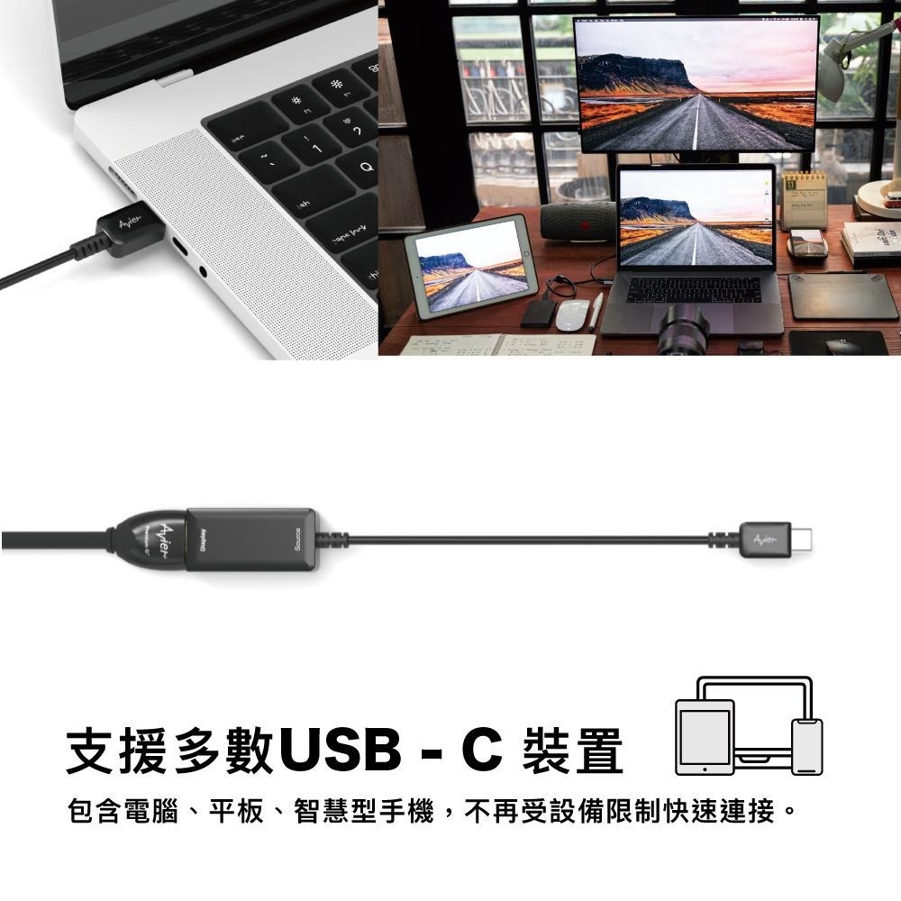 【Avier】PREMIUM USB - C to HDMI 4K 高解析影音轉接器-細節圖9
