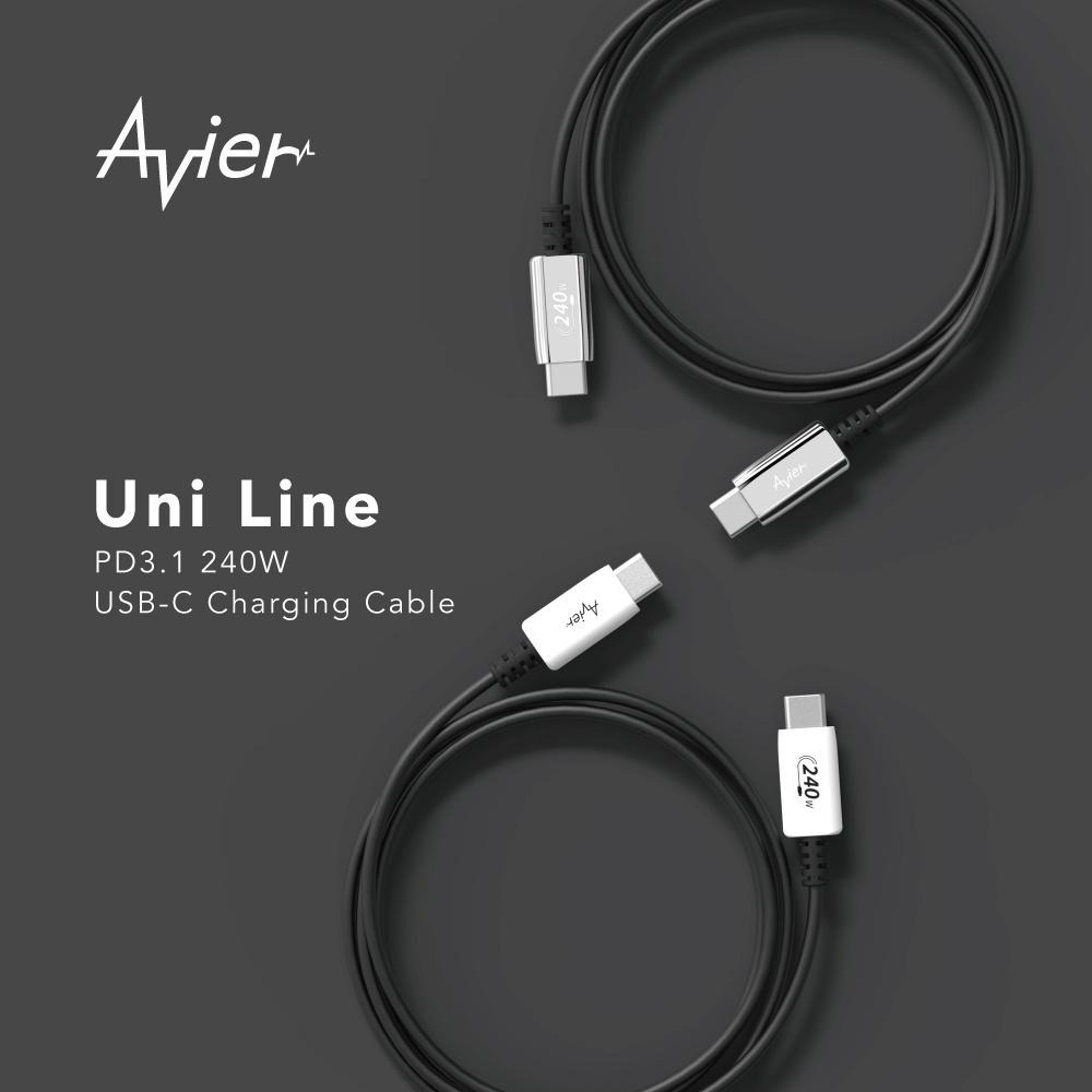 【Avier】Uni Line PD3.1 240W Type-C 高速充電傳輸線 1.2M-細節圖3