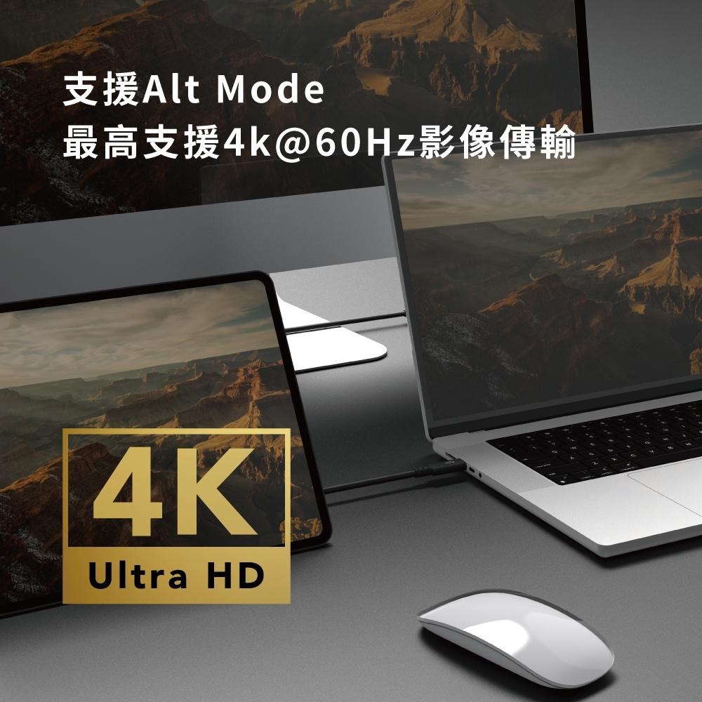 【Avier】Uni G2 USB4 Gen2x2 240W 20Gbps Type-C 高速資料傳輸充電線 2M-細節圖7