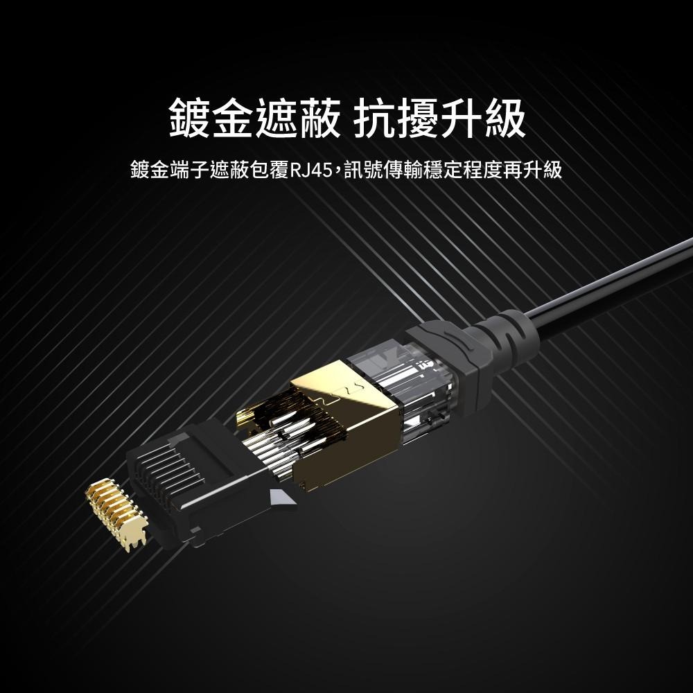 【Avier】PREMIUM Lite Nyflex Cat 6A 極細高速網路線 5M-細節圖5