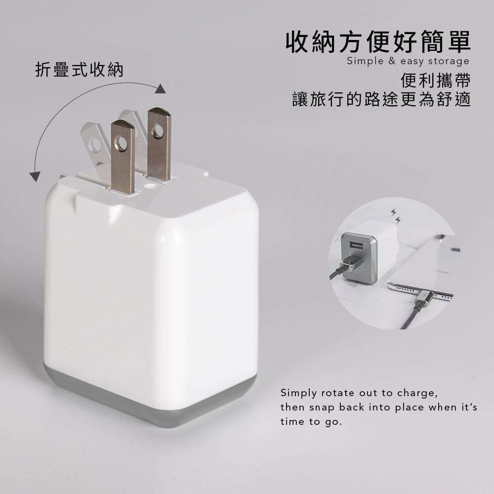 【Avier】COLOR MIX 4.8A USB 24W 雙孔 充電器 - 軍綠-細節圖6