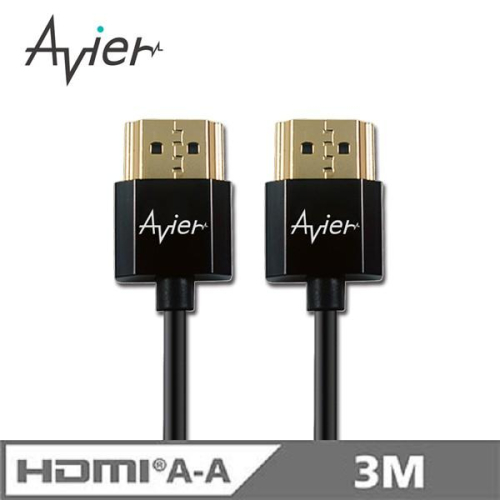 【Avier】HDMI A-A傳輸線~1.4超薄極細版 (3M)