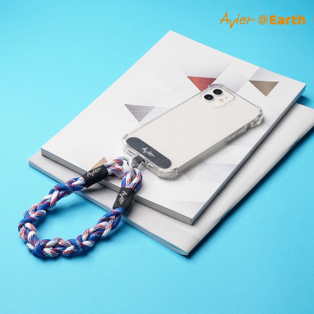 【Avier】Earth Bracelet 手環 ｜手機掛繩 腕繩 白藍-細節圖3
