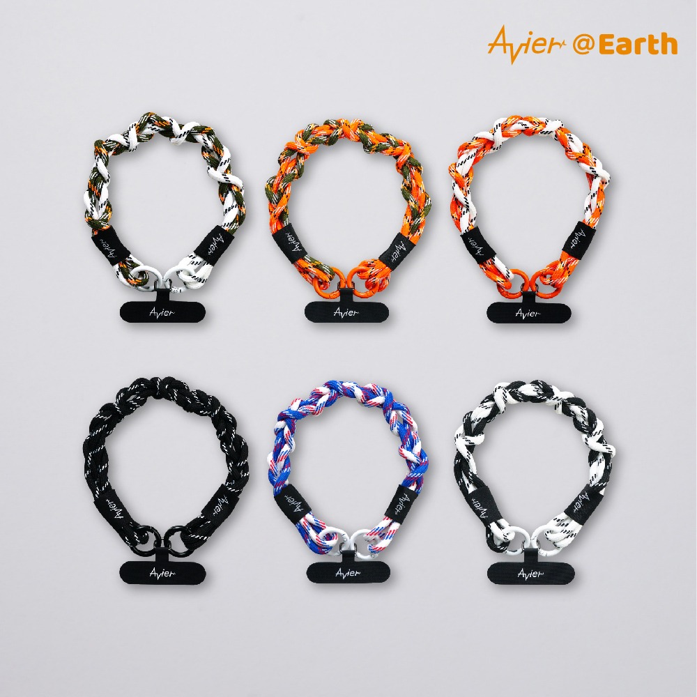 【Avier】Earth Bracelet 手環 ｜手機掛繩 腕繩 白綠-細節圖5