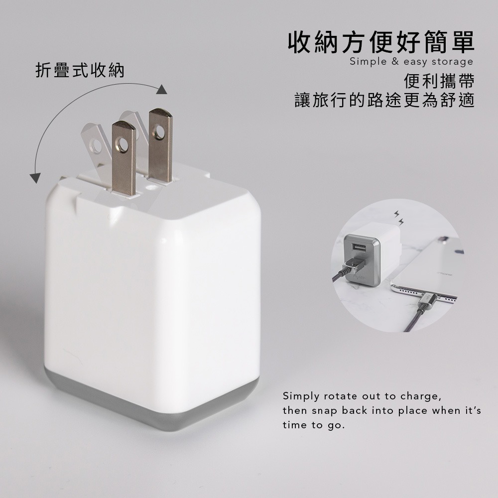 【Avier福利品】COLOR MIX 4.8A USB 24W  雙孔 充電器 充電頭-細節圖4