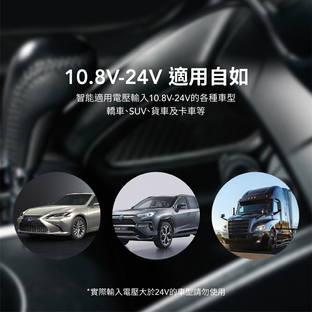 【Avier福利品】COLOR MIX 42W 三孔 智能 車用 充電器 / 三色任選-細節圖8