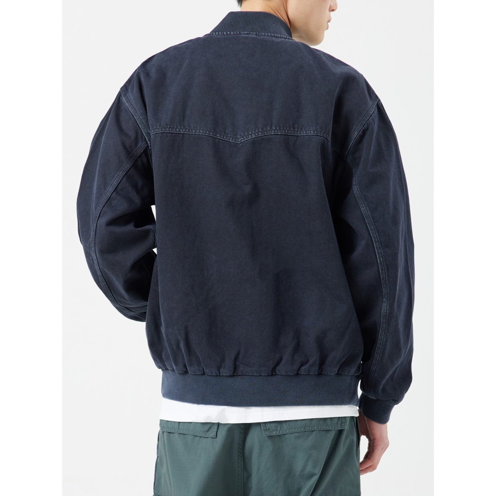 【Carhartt WIP 24SS】OG SANTA FE BOMBER-石洗黑-細節圖4