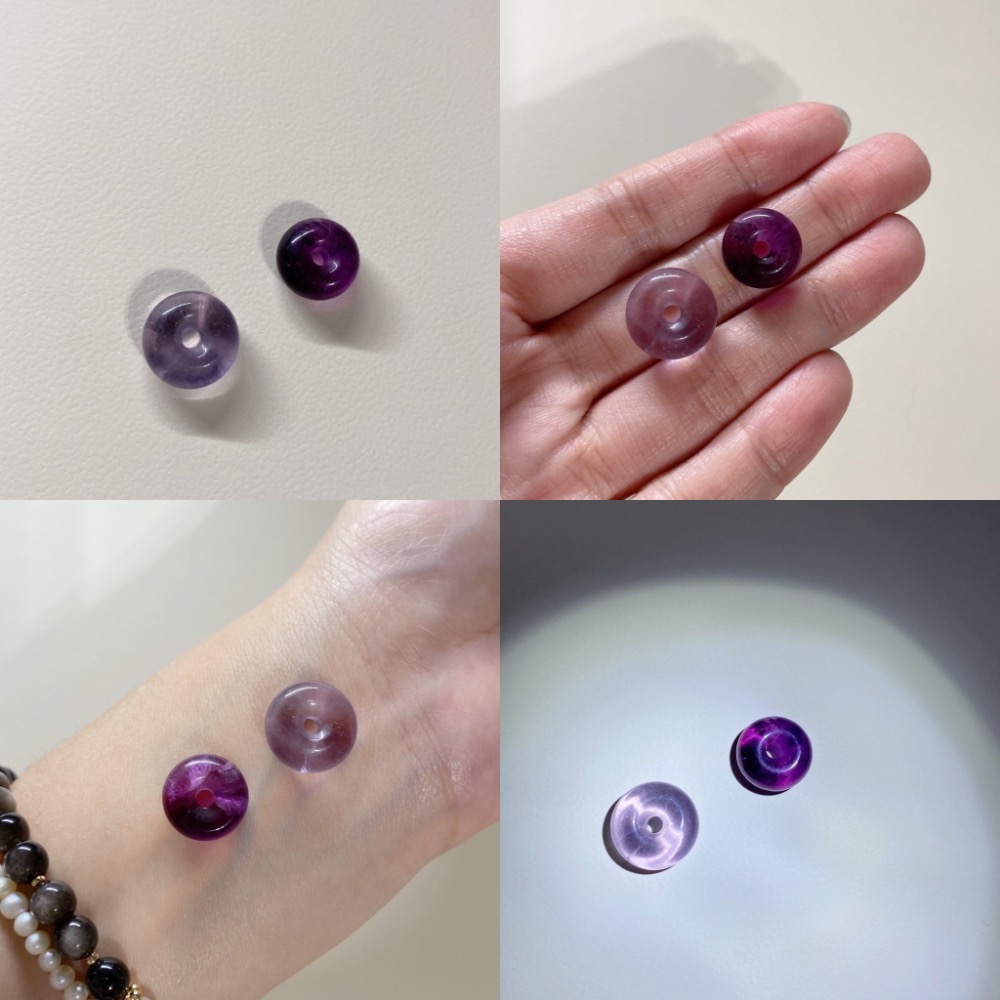 BKL糖果螢石平安扣雕刻2入組-規格圖11