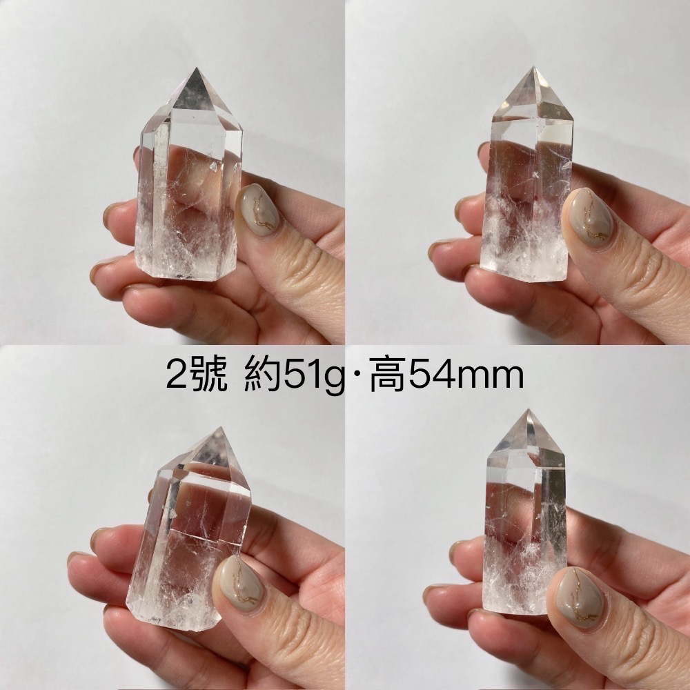 BKL全拋光天然白水晶能量柱-細節圖7